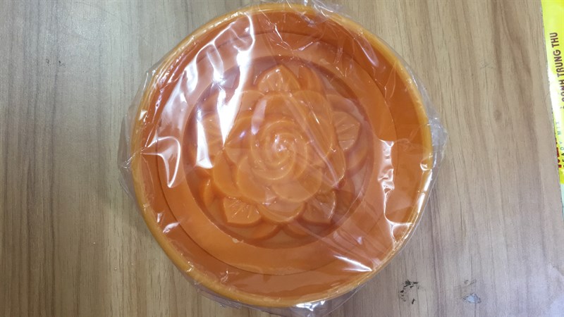 Khuôn Nhấn Xôi Tròn 14cm - Hồng