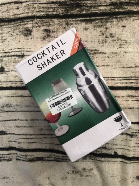 Bình lắc shaker inox 550ml