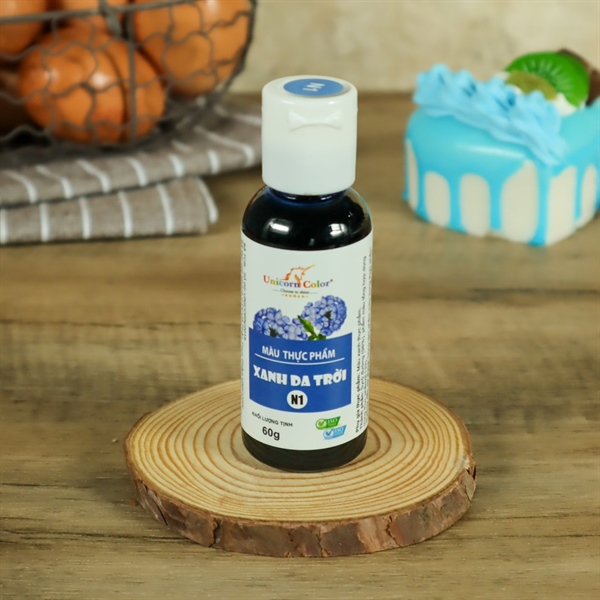 Màu Siro Thực Phẩm Xanh Da Trời 60G Unicorn