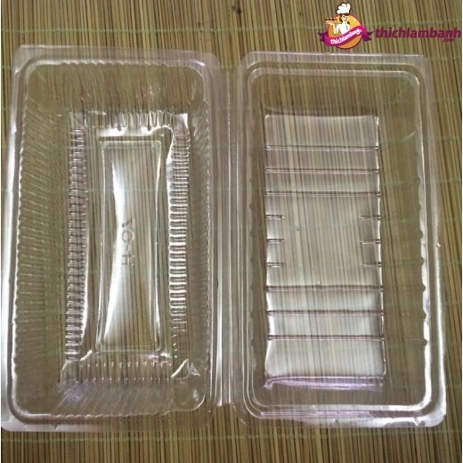 Hộp nhựa gập chữ nhật H07 (1 cái)