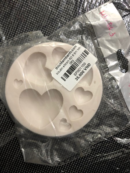 Khuôn silicon 4D 8 tim MK - 063