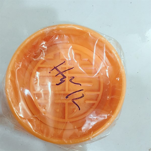 Khuôn Nhấn Xôi Tròn 12cm - Hồng