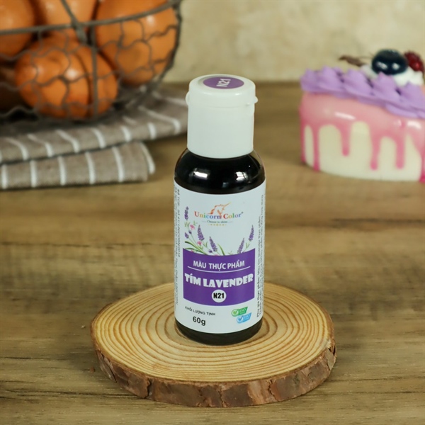 Màu Siro Thực Phẩm Tím Lavender 60G Unicorn