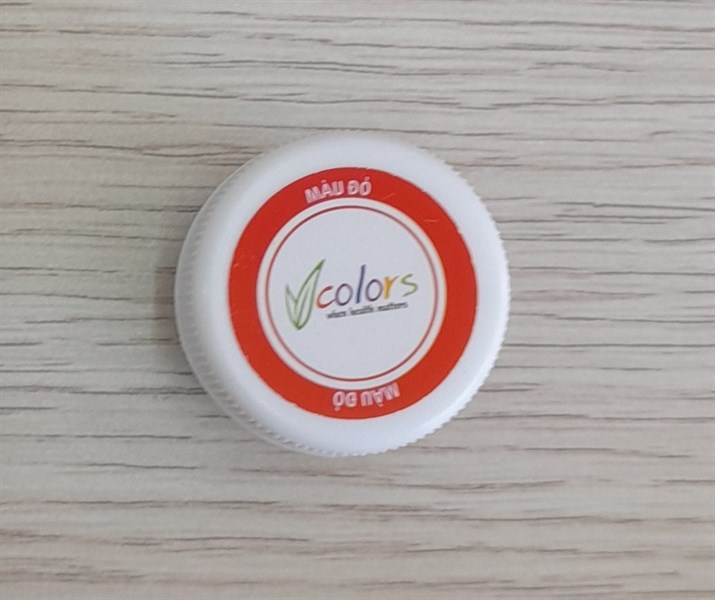 Màu thực phẩm V colors chai lẻ - đỏ