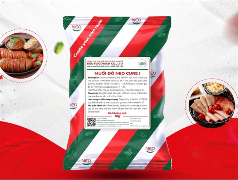Muối Đỏ NEO CURE I (Muối diêm) (1Kg)