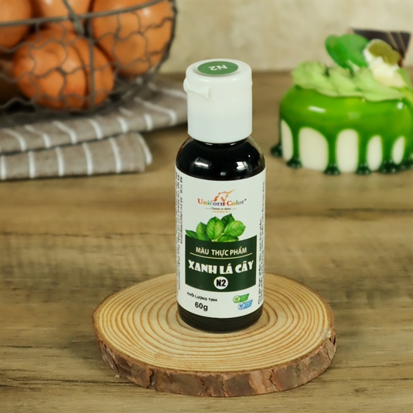 Màu Siro Thực Phẩm Xanh Lá Cây 60G Unicorn