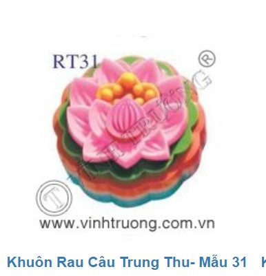 Bộ 2 khuôn nhựa rau cau VT Tròn - số 31