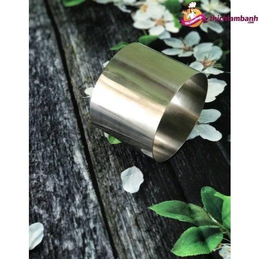 Khuôn tròn / ring không đáy cao 8cm 9 inch