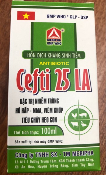 Cefti 25 LA - Mebipha 100ml