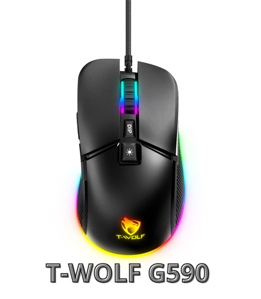 Chuột Gaming có dây T-Wolf G590 Led RGB