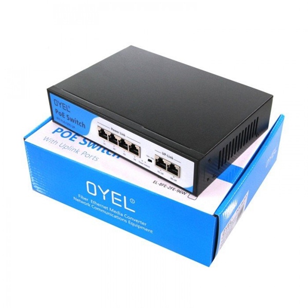 Switch PoE OYEL 4 ports + 2 uplinks - EL-4FE-2FE-65W
