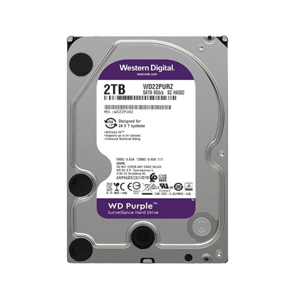 Ổ cứng WD Purple 2TB chuyên dụng Camera
