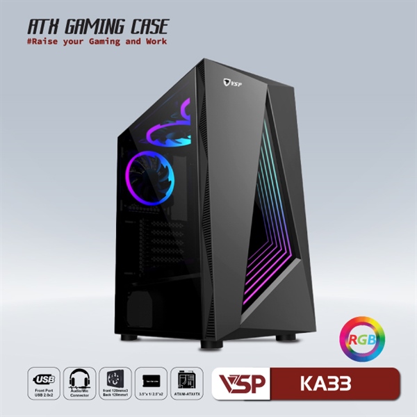 CASE VSP Gaming KA33 (Black)