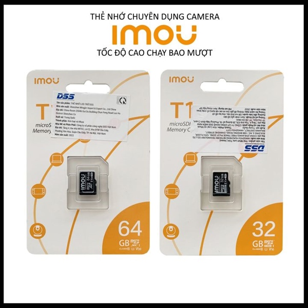 Thẻ nhớ Imou T1 64GB chuyên dụng camera