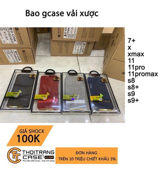 bao da G-Case vải xước ip 11