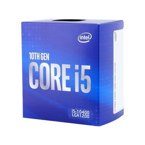 CPU Intel Core i5 10400 (2.9GHz turbo 4.3GHz ,6 nhân 12 luồng ,12MB Cache,65W) Socket Intel LGA 1200