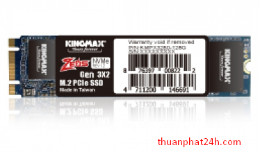 Ổ cứng SSD Kingmax PQ3480 512Gb NVMe PCIe Gen3x2 M.2 2280 (đọc: 1500MBps /ghi: 450MBps)