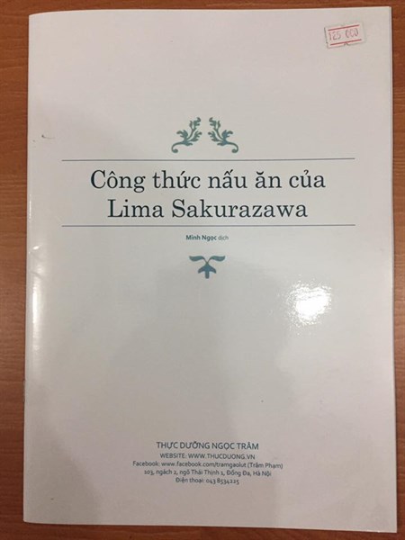 Công thức nấu ăn của Lima Sakurazawa