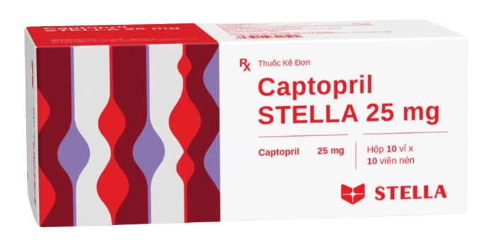 Captopril 25mg stella (h/100v)
