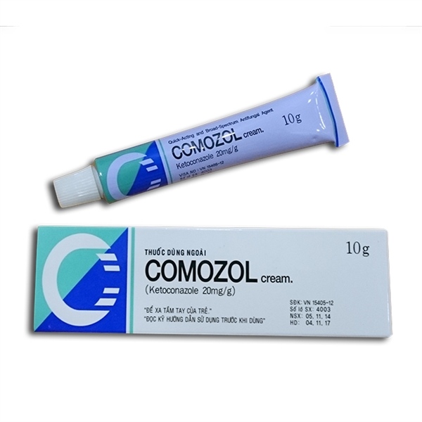 Comozol ketoconazol 20mg/g dae hwa (t/10gr)