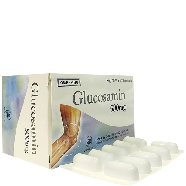 Glucosamin 500 donaipharma (hộp/100 viên nang)
