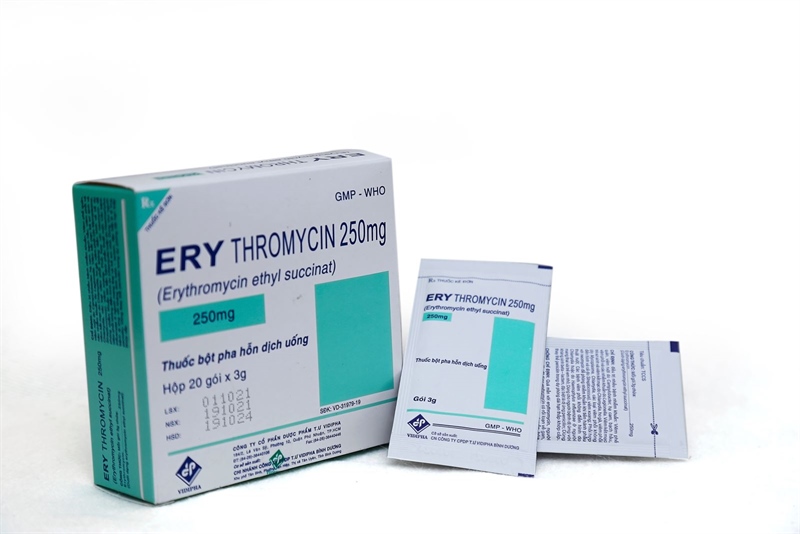 Erythromycin 250mg vidipha (h/20g)