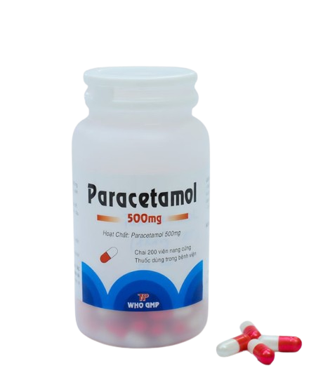 Paracetamol 500mg thành nam (c/200v nang)