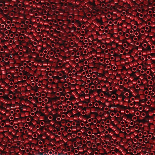Hạt cườm Delica 11/0 Dyed Opaque Cranbery