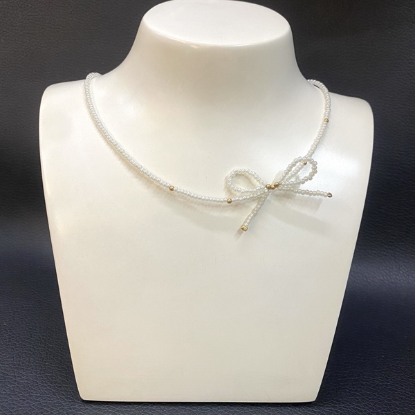 Vòng cổ cườm nơ, khóa GF