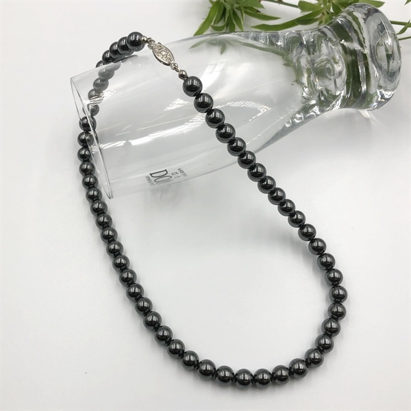 Vòng cổ hạt đen 8 li