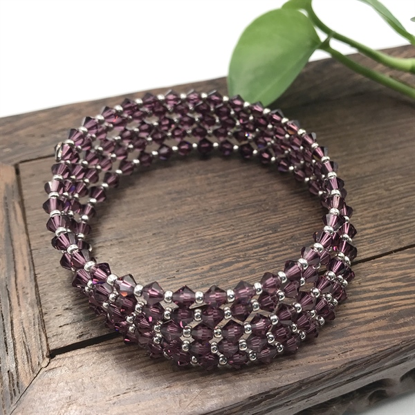 Vòng tay định hình 5328M4 mix cườm (5 vòng)