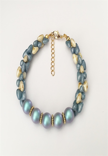 Vòng tay cườm Tee mix ngọc trai Swarovski 5810M8