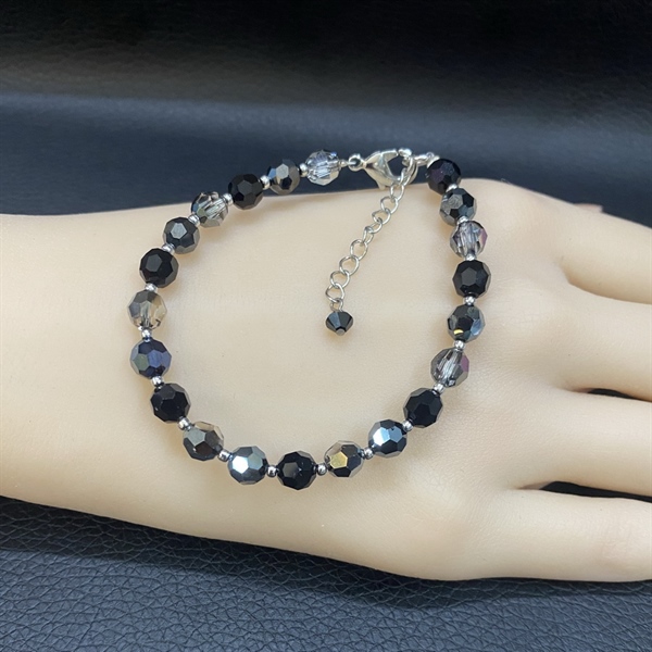 Vòng tay pha lê mix 5000M6, cườm