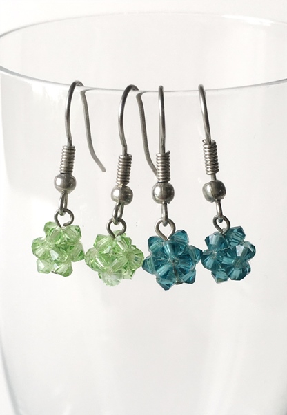 Hoa tai pha lê Swarovski kết trái châu 3 M3