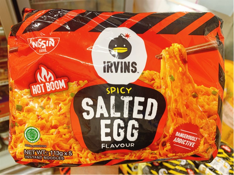 Mỳ Trứng Muối Irvins Cay 565g
