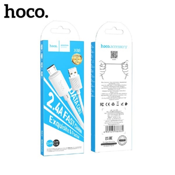Cáp sạc điện thoại Micro USB 1M Hoco X88