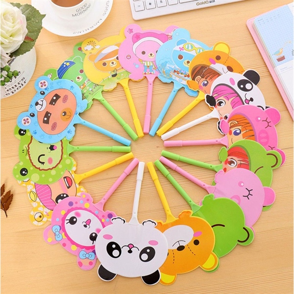 Bút bi gắn quạt nhiều hình