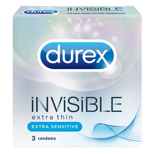 Bao cao su durex Invisible hộp 3 cái
