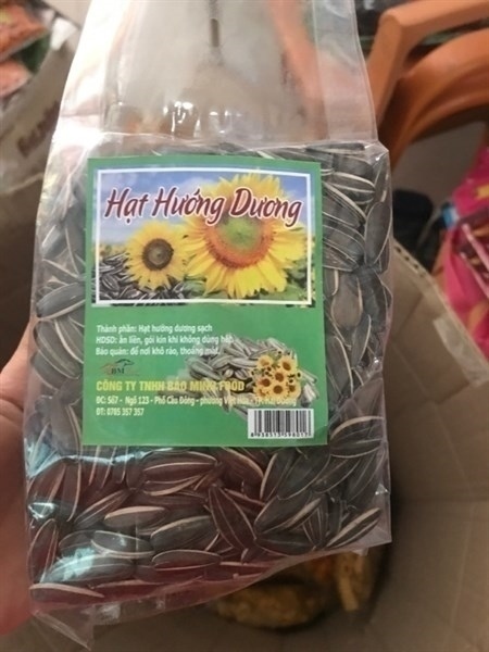 Hướng Dương Nguyên Vị 100G×10 Gói Npp Minh Nguyệt