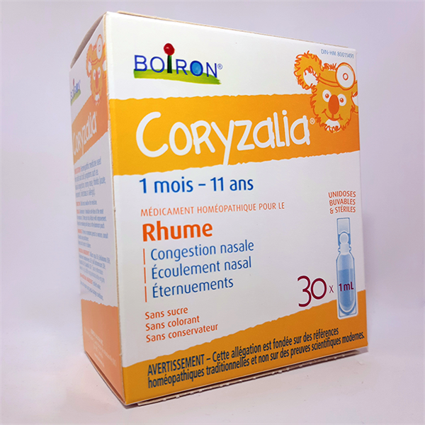 1m 11y Muối Vi Sinh Boiron Coryzalia 1ml X30 ống Cam