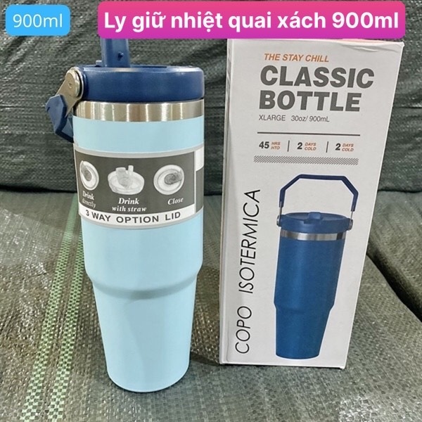 Ly giữ nhiệt LANI quai xách 900ml