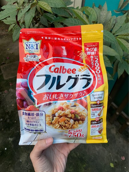 PJP_Ngũ cốc Calbee đỏ 750g/ th6