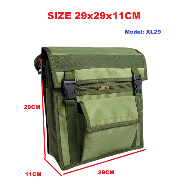 XL29B 29X29X11cm Túi đựng dụng cụ sửa chữa, Túi đồ nghề, túi thợ điện, thợ điều hòa Batbag
