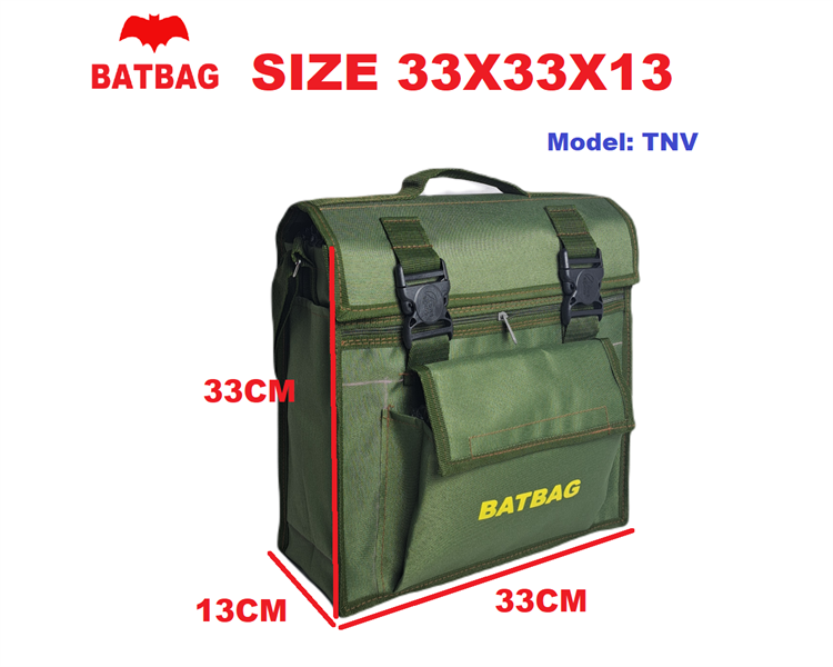 XL33B 33X13X33CM Túi đựng dụng cụ sửa chữa, túi đồ nghề, túi thợ mộc Batbag