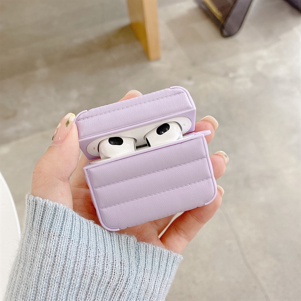 CASE Airpods 1/2 basic tím pastel