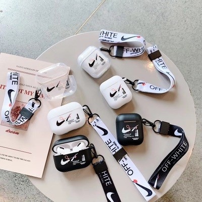 Case airpods 2 Nike trắng