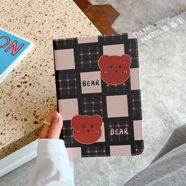 CASE Ipad Caro Đen Gấu Bear Bear - Air 4/5/10.9/11