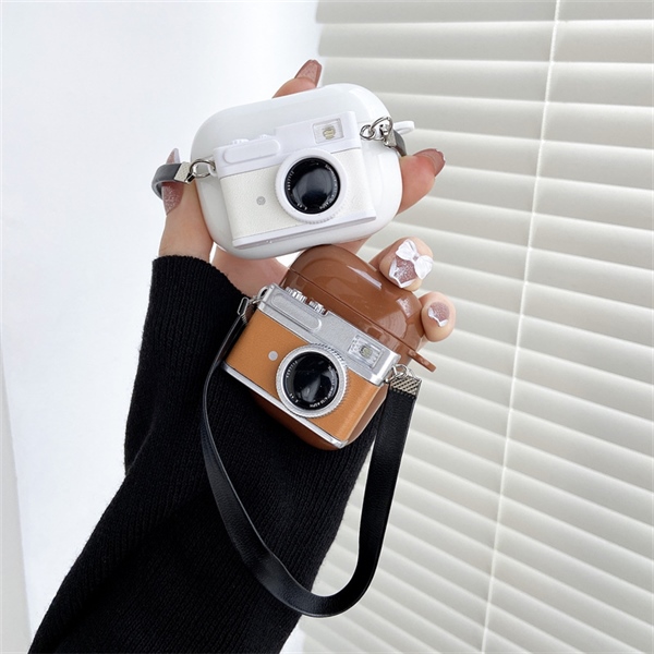 CASE Airpods 1/2 máy ảnh trắng