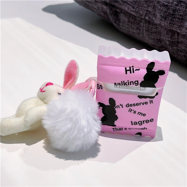 CASE Airpod Hồng Thỏ Đen - 3