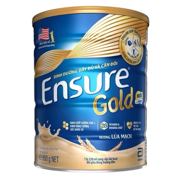 Ensure Gold Úc Hương Lúa Mạch 850g lớn